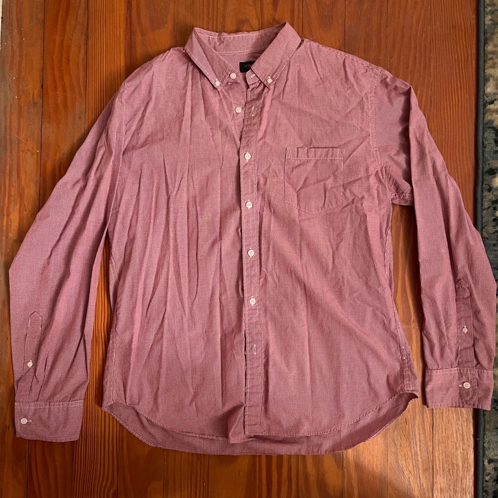 JCrew red button down